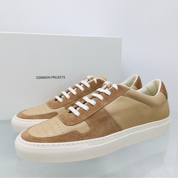 Common Projects Bball Duo Ten Leather/ Suede Low Top Men's